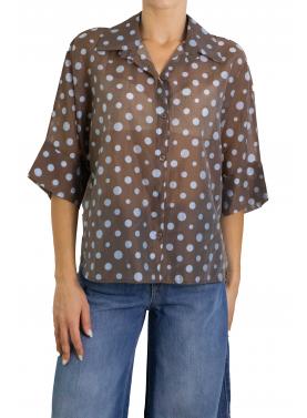 Camicia con pois